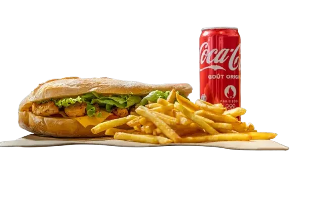 Formule Sandwich avec Frites et Soda