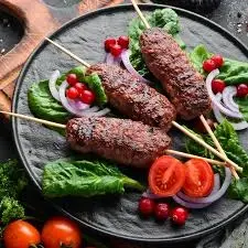 Brochettes viande hachée