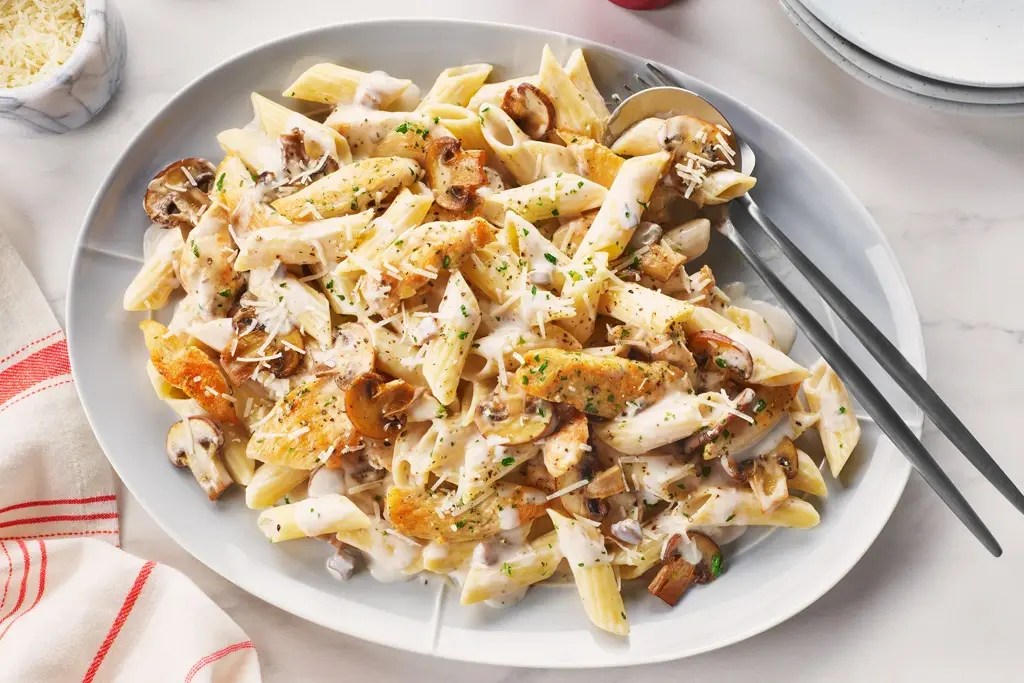 Penne Poulet et Champignon